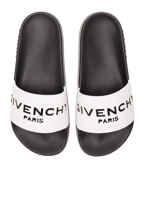 Givenchy Leather Slides .